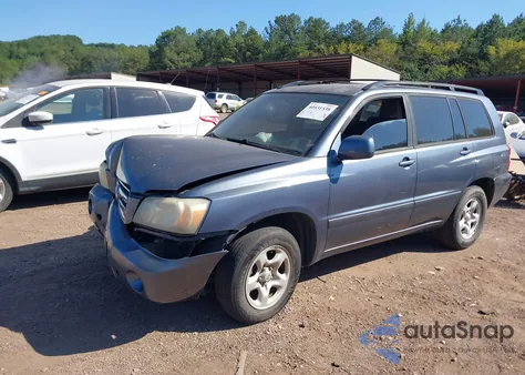 2004 Toyota Highlander from USA, damaged, VIN JTEGD21A240086449